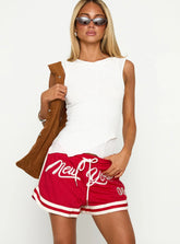 Ny Trackstar Shorts Red